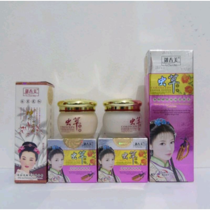 YU CHUN MEI MENGHILANGKAN JERAWAT,PEMUTIH,MENGURANGI FLEK HITAM/BPOM/SATU PAKET
