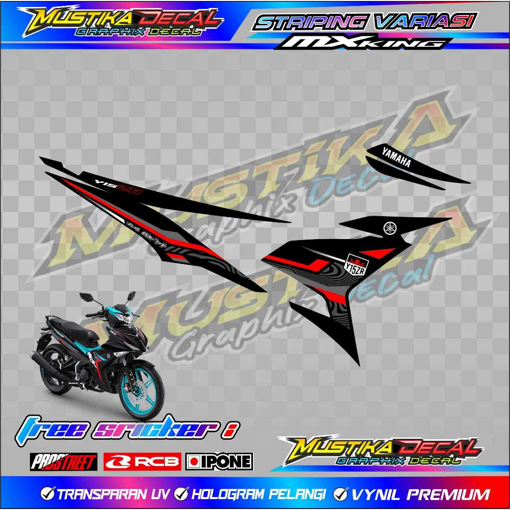 STRIPING VARIASI YAMAHA JUPITER MX KING / STICKER LIST MOTOR JUPITER MX KING