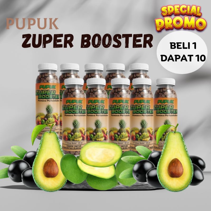 PUPUK KHUSUS PEMBUAHAN ZUPER BOOSTER BELI 1 DAPAT 10