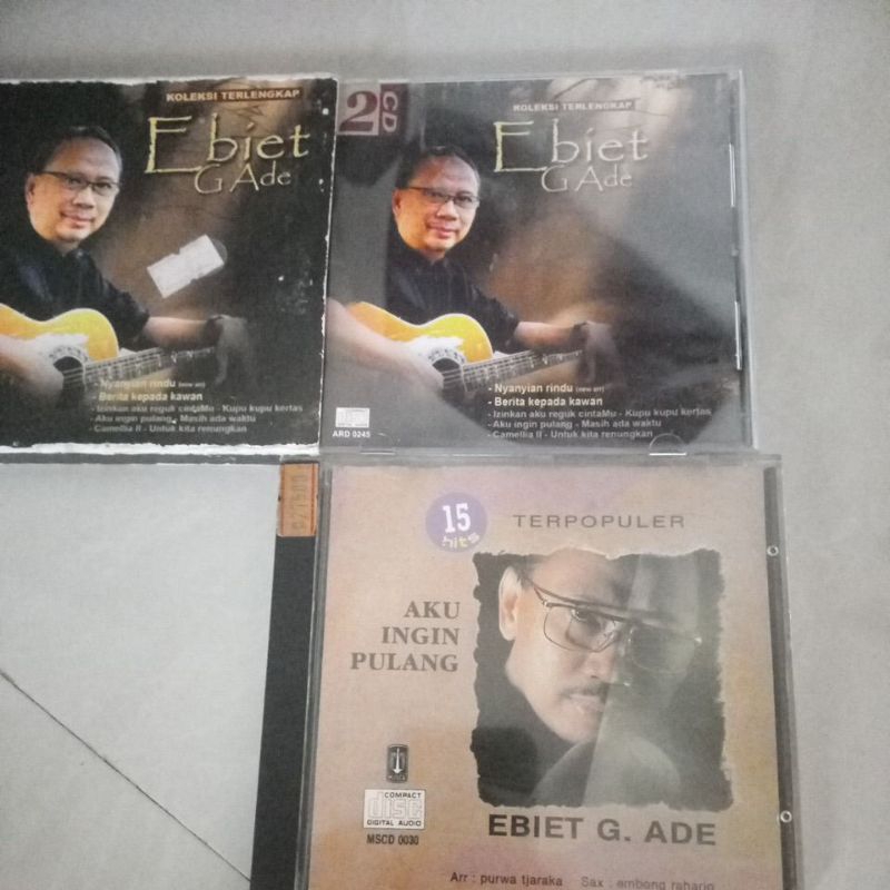 cd ebiet g ade aku ingin pulang first press dan koleksi terlengkap ebiet g ade