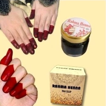 Henna Celup | Henna tangan | henna merah | henna maroon