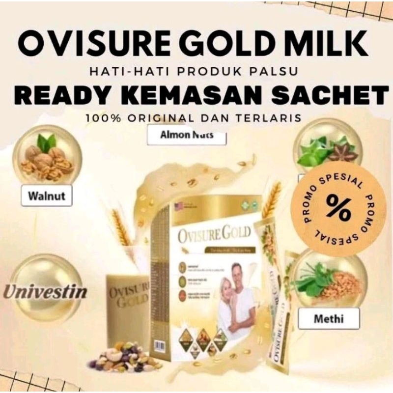 

OVISURE GOLD MILK SUSU OBAT TULANG DAN SENDI YG SEHAT 100% DIMFOR USA