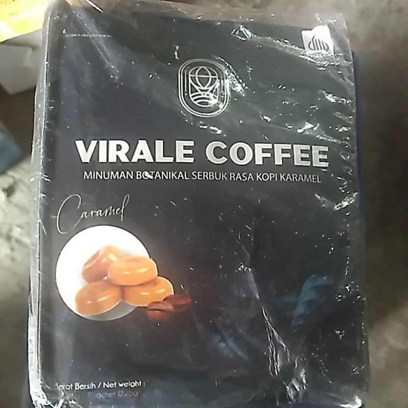 VIRALE coffee minuman botanikal serbuk rasa kopi karamel kopi stamina pria 175gr(7sachet).exp 18/10/