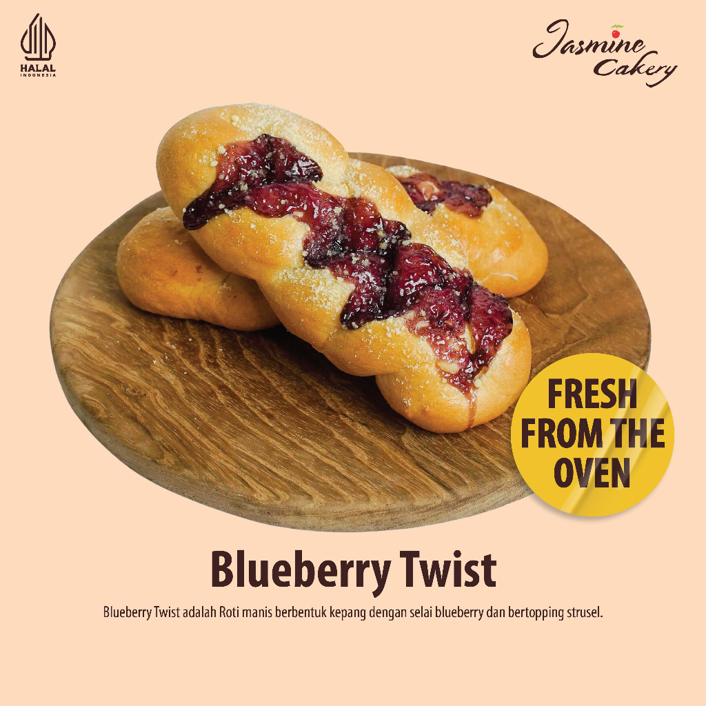 

Blueberry Twist / Roti Manis