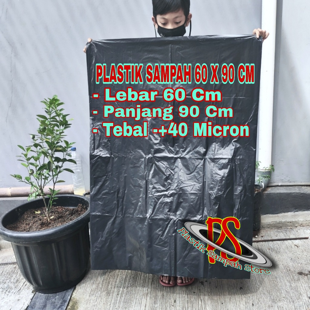 Kantong Plastik Sampah 60 x 90 Cm Plastik Hitam 60 x 100 Cm , Kantong Sampah 60 x 90 Cm Kantong Plas