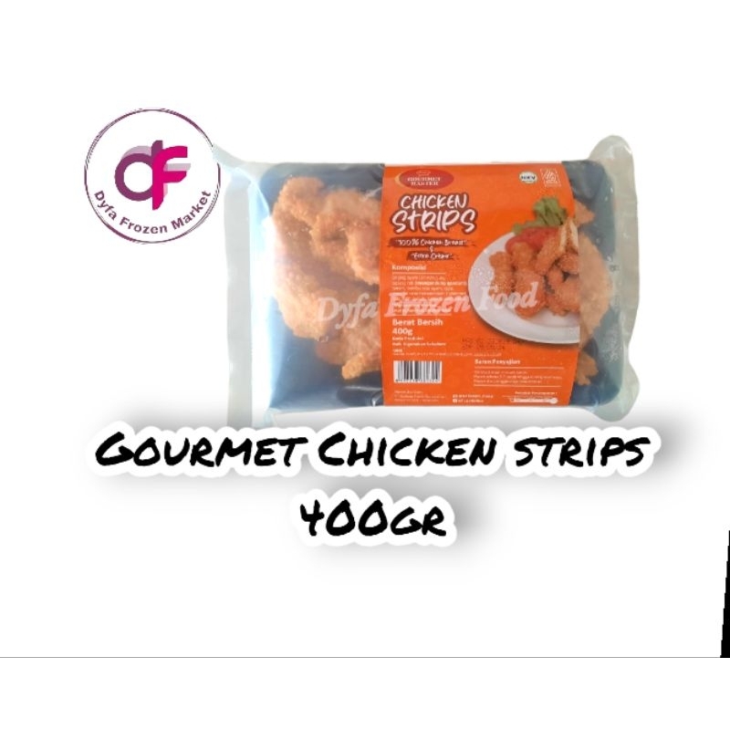 

Gourmet Chicken Strips 400gr