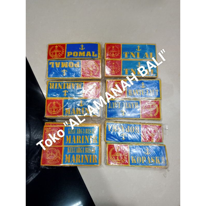 stiker plat nomor motor/mobil