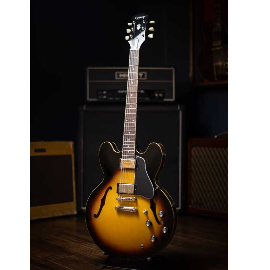 Epiphone ES335 Electric Guitar – Vintage Sunburst – EIES335VSNH1