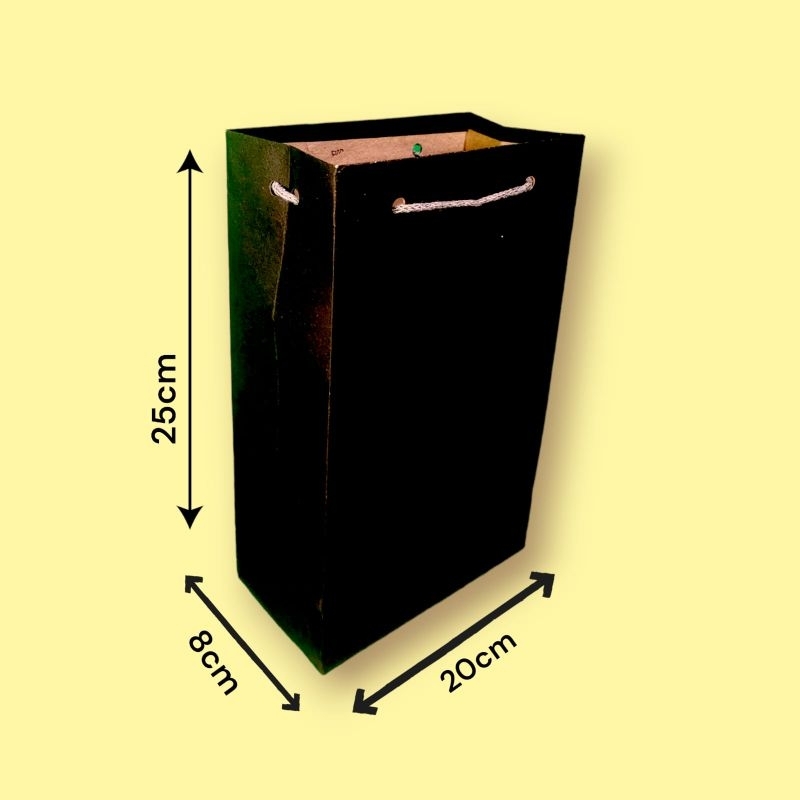 

PAPER BAG POLOS HITAM.