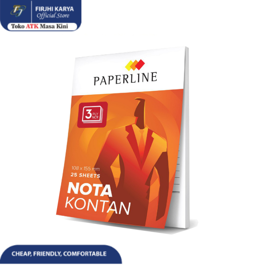 

Nota Kontan 3 Ply - Paperline 3 Rangkap (25 Lembar)