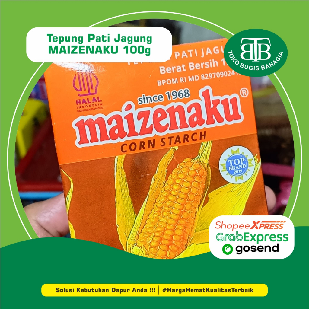 

Tepung Pati Jagung MAIZENAKU 100g