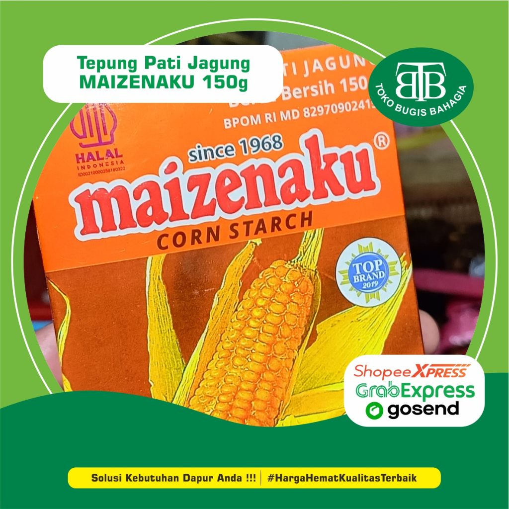 

Tepung Pati Jagung MAIZENAKU 150 g