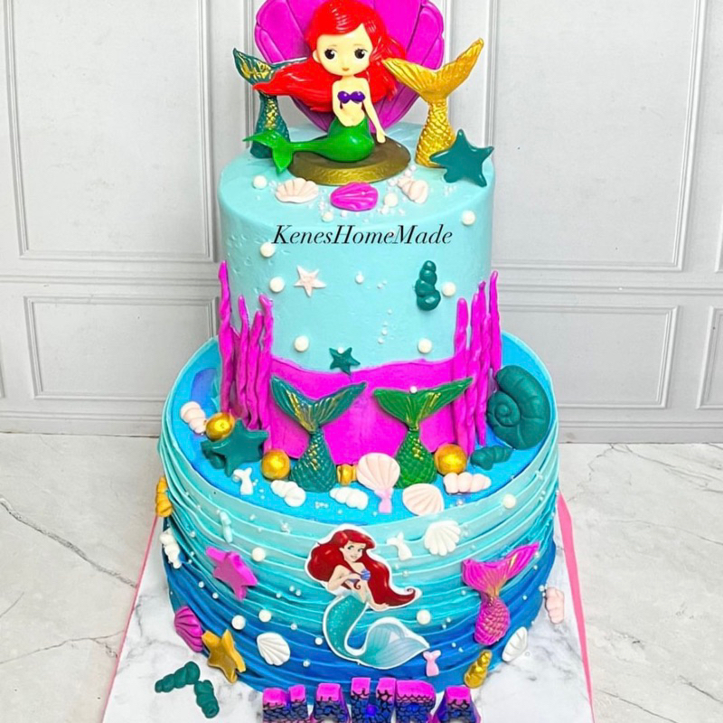 

Kue Ulang Tahun Mermaid / Cake Ultah Little Mermaid