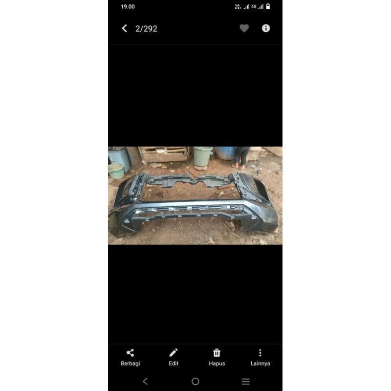 Bemper depan Mitsubishi pajero