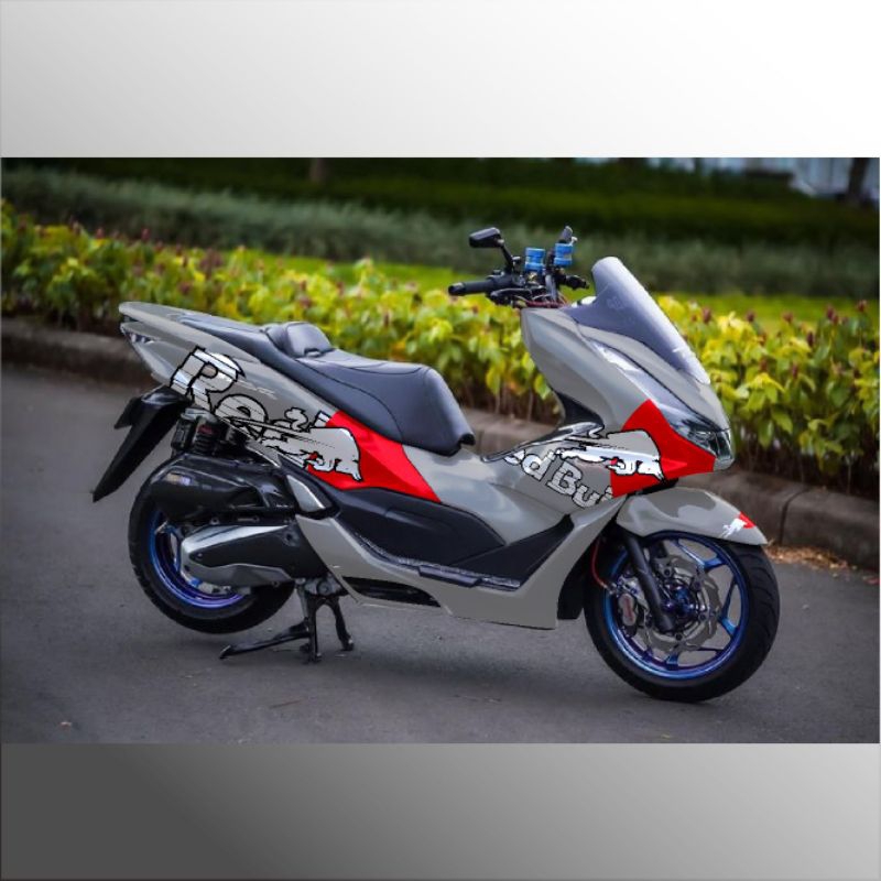 stiker decal variasi Honda PCX 160/150 full body custom terbaru striping decal PCX terlaris