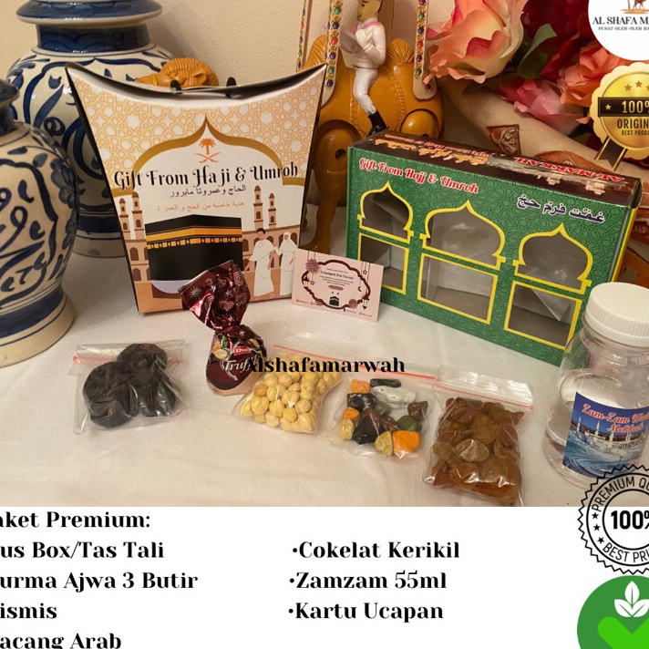 

99 BRANDS FESTIVAL Paket OlehOleh Haji Umroh Premium Kurma Ajwa Kurma Nabi