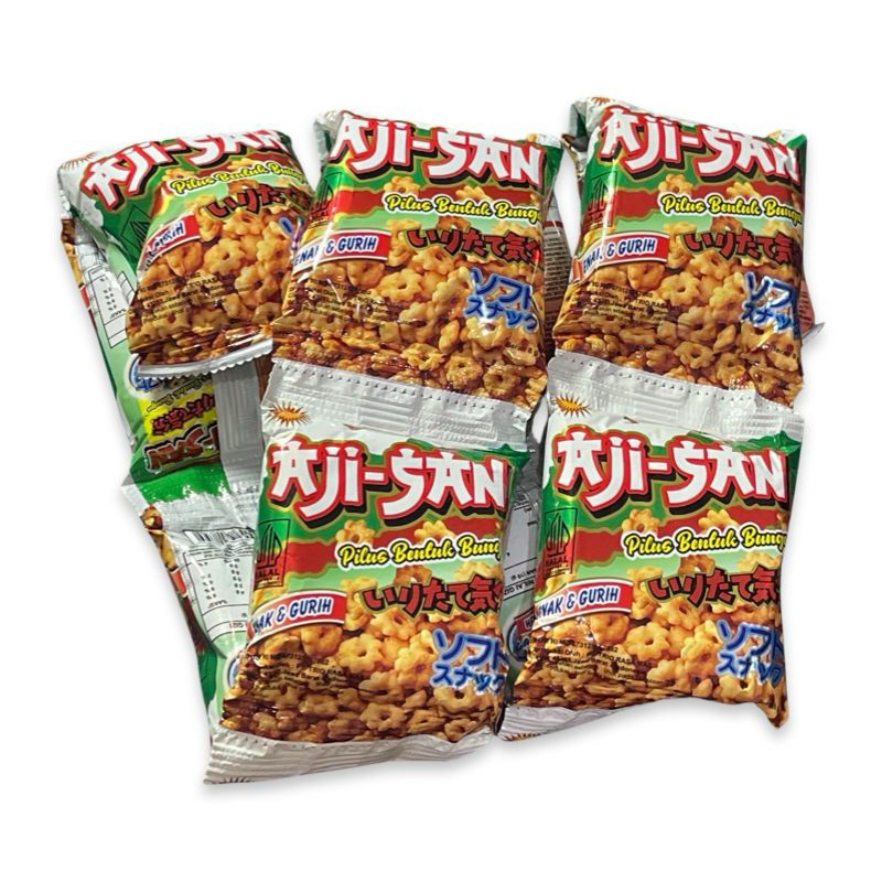 

AJISAN AJI-SAN Snack 10 X 8 Gr Snack Ribut Rasa Asin Gurih Jajan jadul