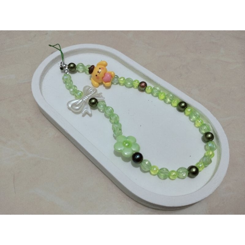 Strep Hp / gantungan hp by Raqila Crafting warna hijau