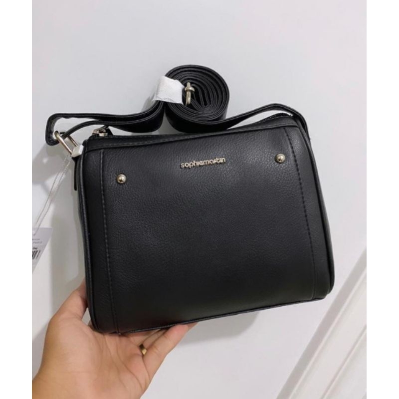 tas hitam tas sophie martin paris tas selempang wanita