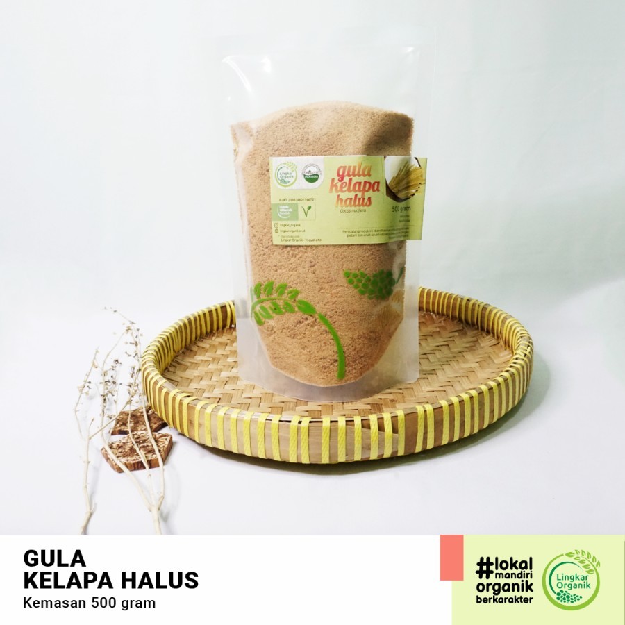 

Gula Kelapa Halus Lingkar Organik 500 gr