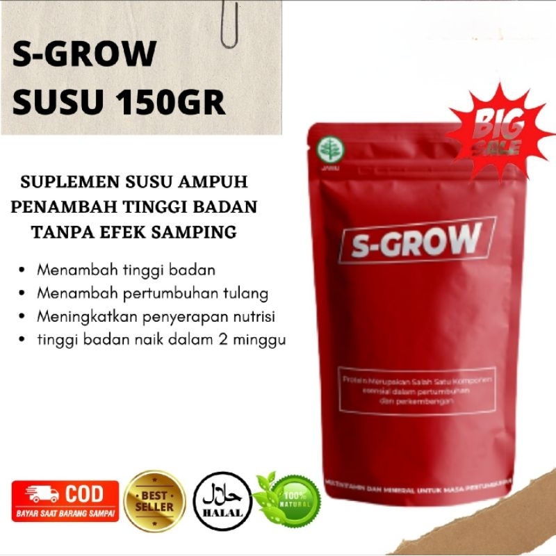 

S-GROW [100% ORIGINAL] MURAH – Peninggi Badan Terlaris / Susu penambah tinggi badan / penambah tinggi badan cepat / suplemen penambah tinggi badan / vitamin penambah tinggi badan / penunjang pertumbuhan / super grow up / peninggi badan /pertumbuhan tulang