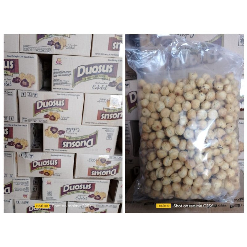 Duosus kemasan 1kg isi coklat yg lumer dan murah