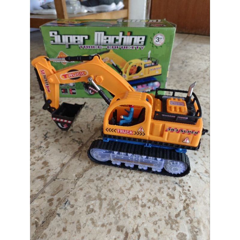 SUPER MACHINE TRUCK CAPACITY EXCAVATOR ESKAVATOR MAINAN ANAK TRUK PASIR 3+ SECOND BEKAS