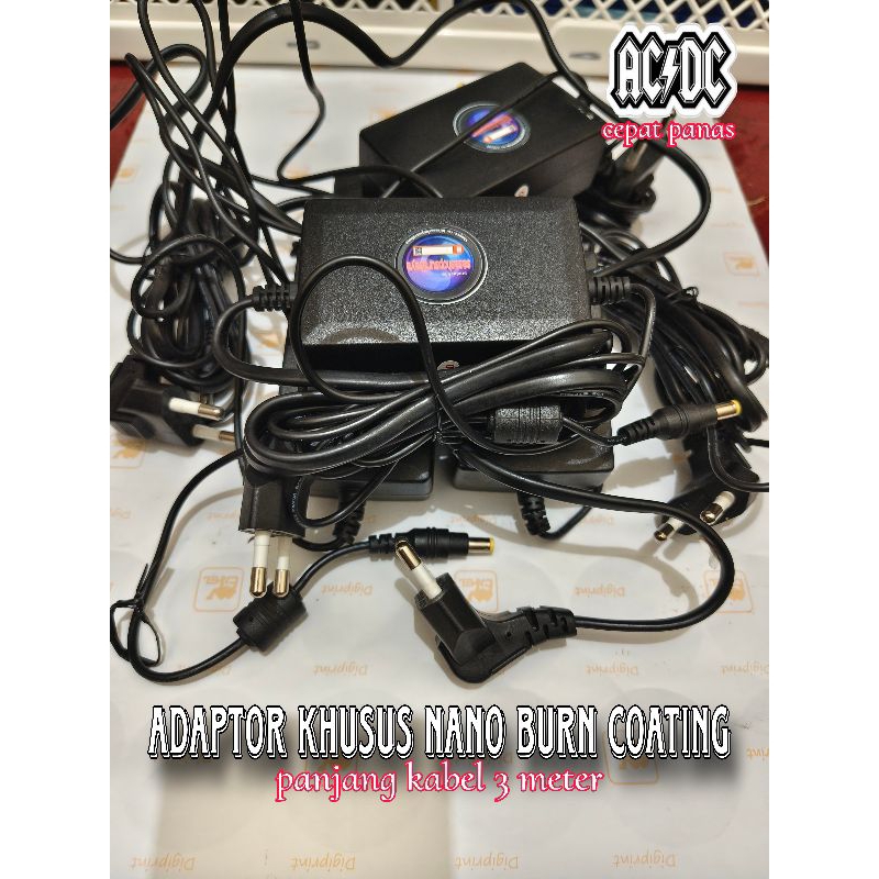 Adaptor nano burn coating 12v KHUSUS MUG NANO
