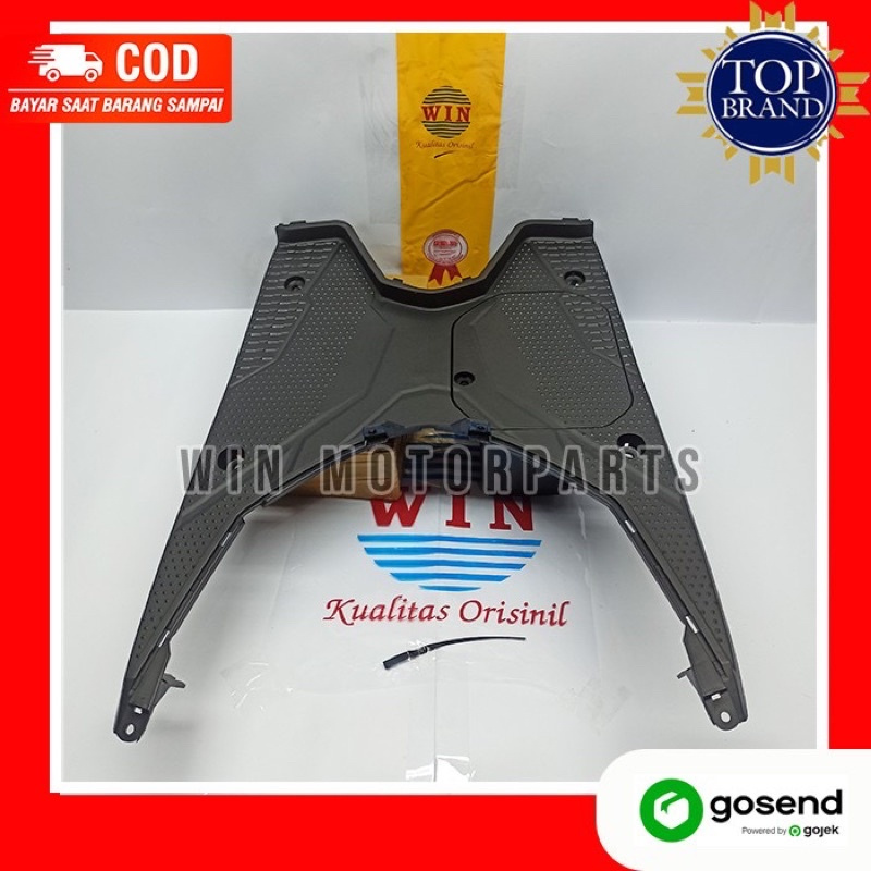 Pijakan Kaki Beat Street ESP 2016 2017 2018 2019 | footrest atas + tutup aki WIN | bordes dek injaka