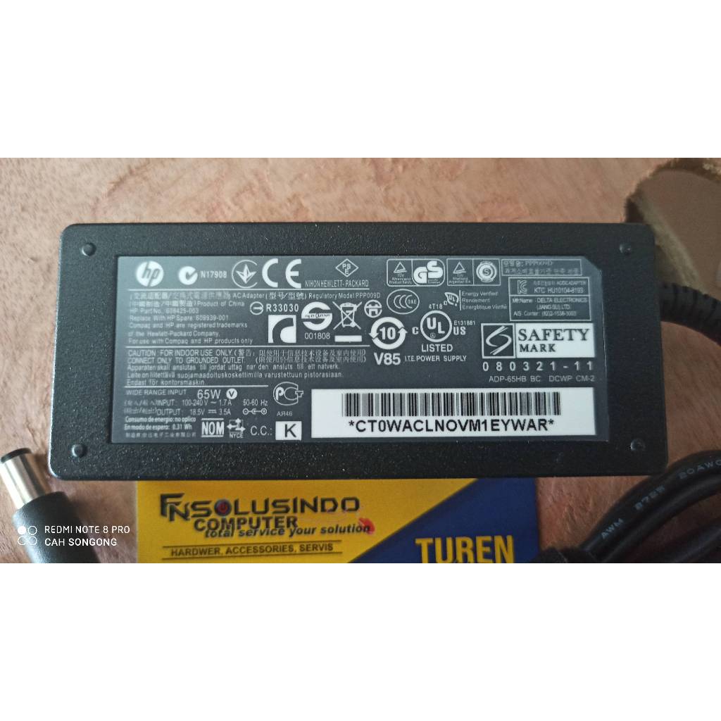 ADAPTOR CHARGER Laptop HP Compaq Presario CQ40 CQ41 CQ42 CQ43 HP1000 HP430 HP431