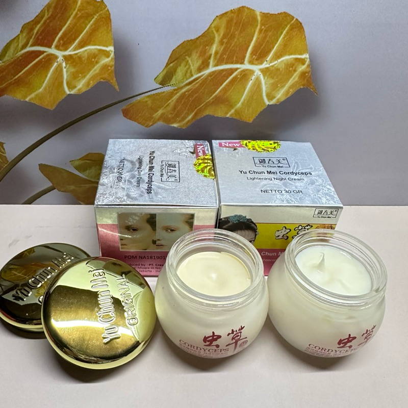 GROSIR CREAM YU CHUN MEI CORDYCEPS DAY AND NIGHT BPOM