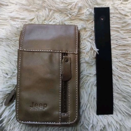 tas dompet hp kulit domba asli best quality-6309 jeep