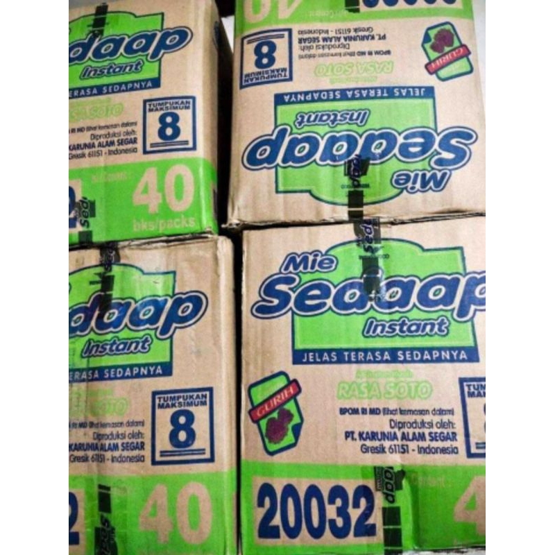 

MIE SEDAP RASA SOTO ISI 40