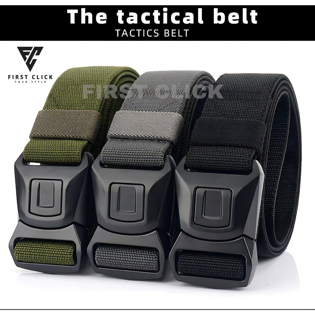 Import Ikat Pinggang Double Kunci | Ikat Pinggang Kanvas | Ikat Pinggang Nylon | Ikat Pinggang Pria 