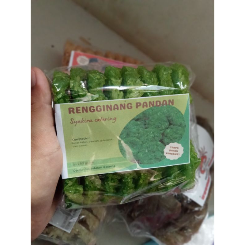 

Rengginang pandan