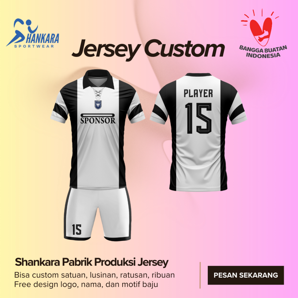 010-F Shankara Jersey Futsal Sepakbola Sepak Bola Takraw Soccer Football Volley Olahraga Outdoor Ind
