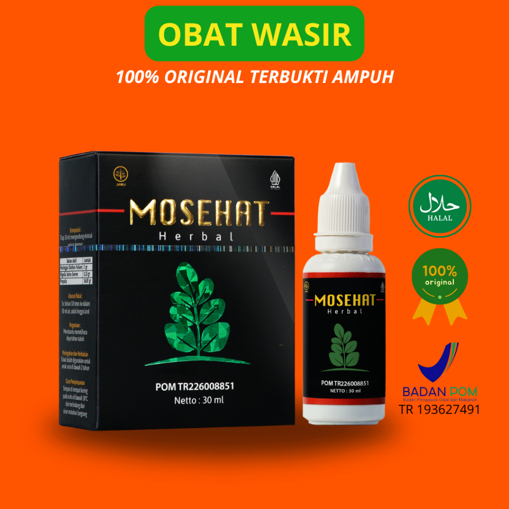 MOSEHAT - Obat Herbal Wasir Ambeyen Ambeien Tanpa Operasi Terbukti Ampuh Alami