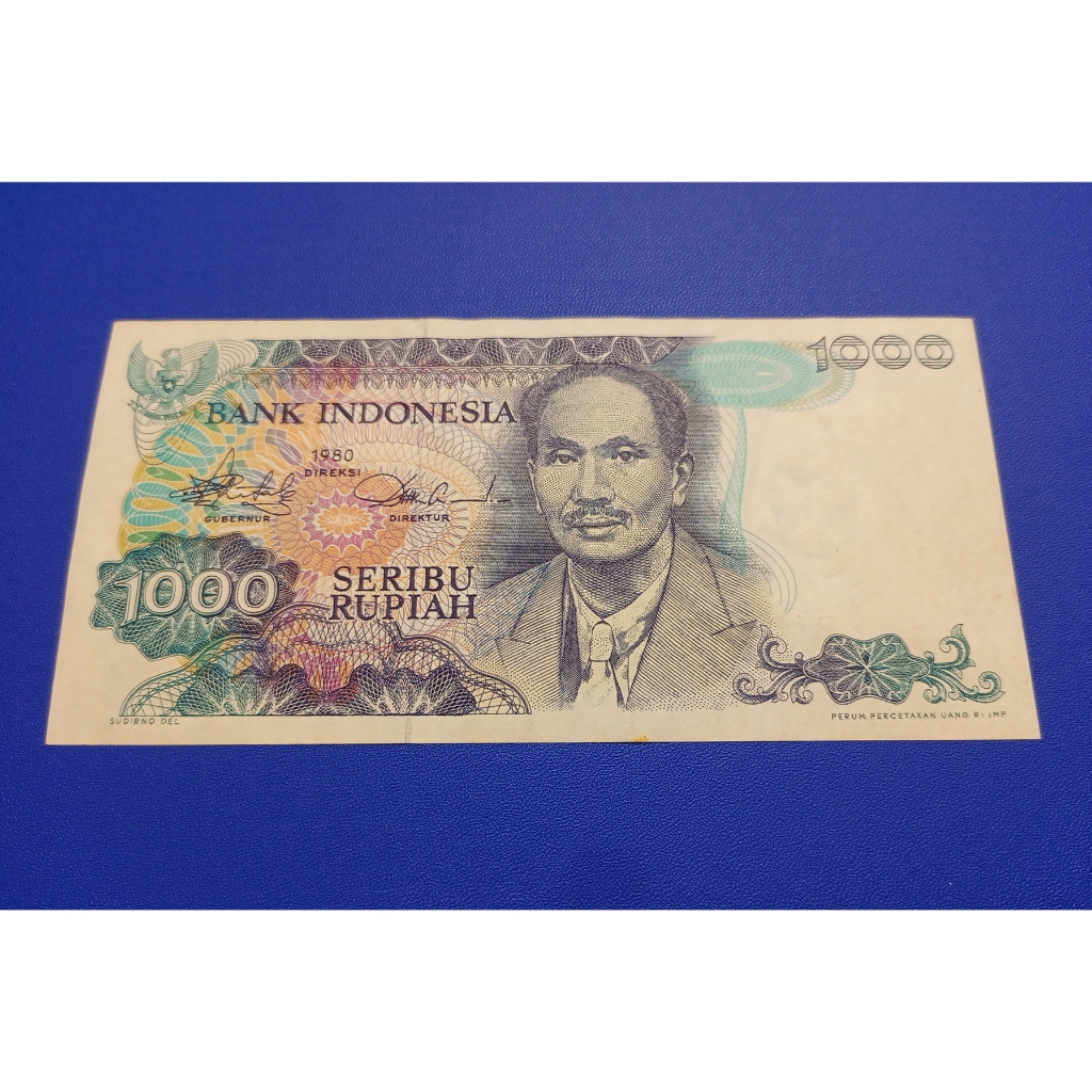 UANG KERTAS JADUL 1.000 RUPIAH DR. SOETOMO 1980