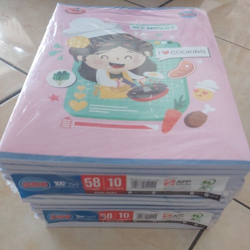 

BUKU TULIS HALUS SIDU ISI 58/ SIDU 58/ BUKU SIDU ISI 58 ( PER PACK ISI 10 )