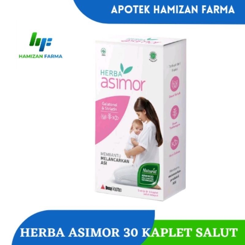 HERBA ASIMOR 30 KAPLET | PELANCAR ASI | ASI BOOSTER