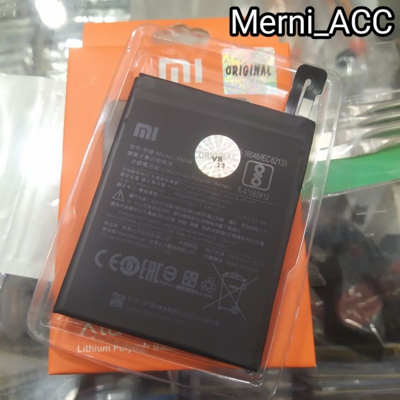 Batre xiaomi redmi note 6 pro baterai xiaomi redmi bn48 xiaomi redmi note 6 pro original