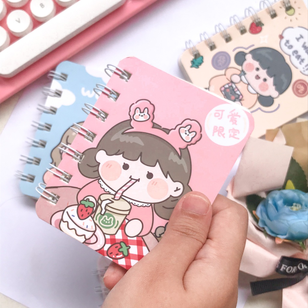 

FREE CUTE STICKER!! SUPER CUTE NOTEBOOK MINI AESTHETIC #LINED