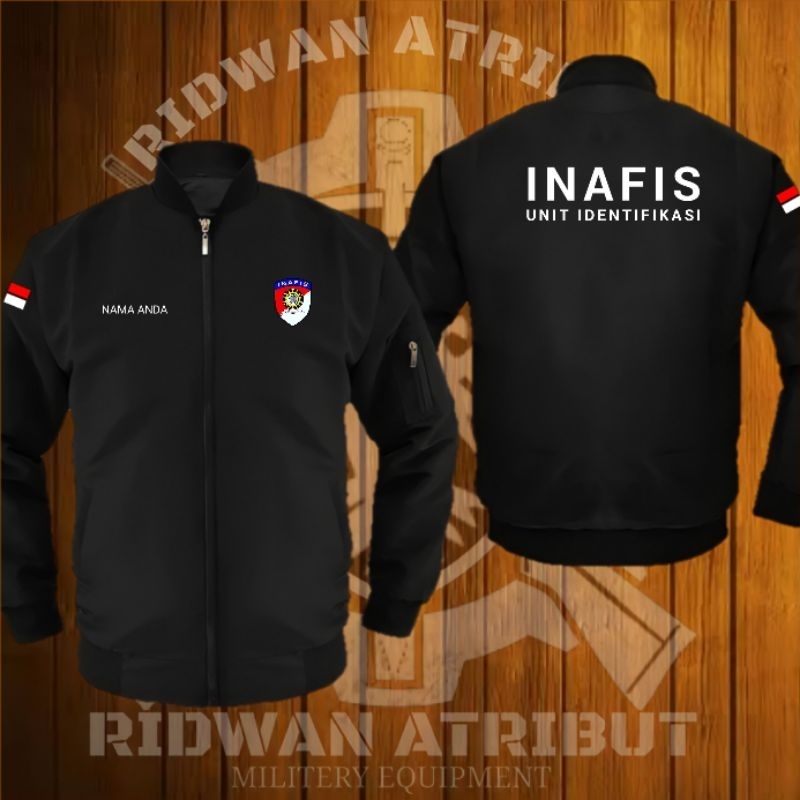 JAKET INAFIS WATERPROOF.JAKET BOMBER INAFIS
