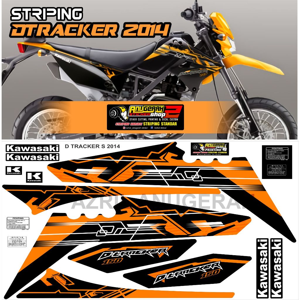 Striping Kawasaki Dtracker 2014