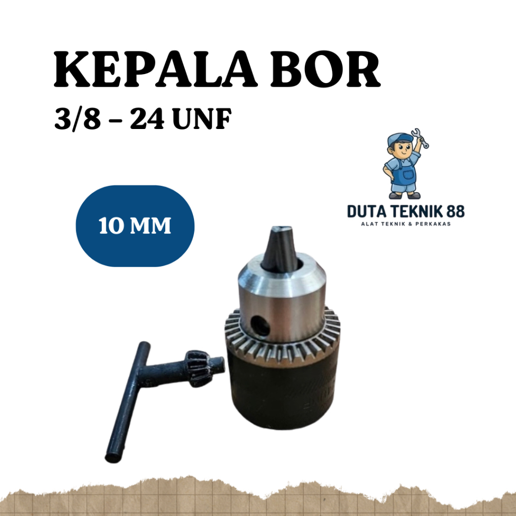 Kepala Bor + Kunci Kepala Bor 10 mm 10mm