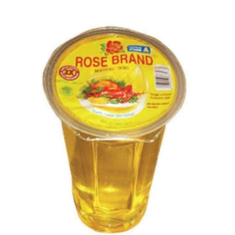 

Rose Brand minyak goreng 200 ml gelas