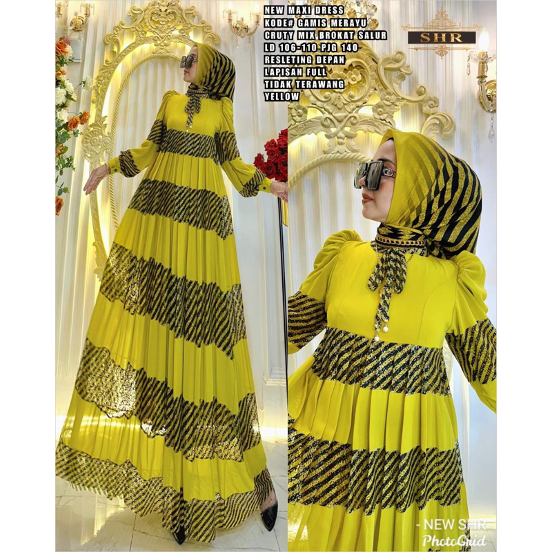 Maxi Dress Gamis Merayu SHR New