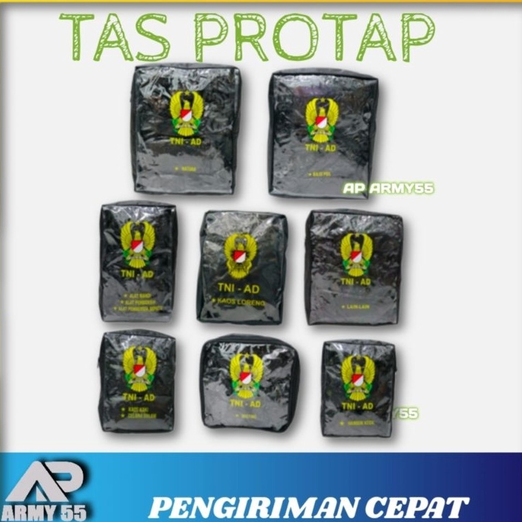 Buruan Serbu Tas Protap Pembekalan TNI isi 8 Pcs