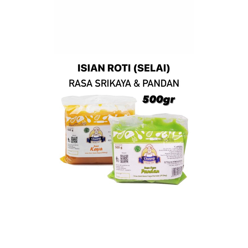

Isian Roti Selai Donny Sarikaya Srikaya Pandan 500gr