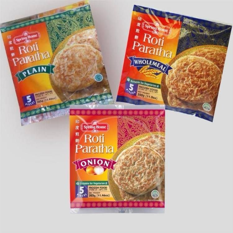 

SPRINGHOME Roti Paratha 325 Gram (Isi 5 Pcs)